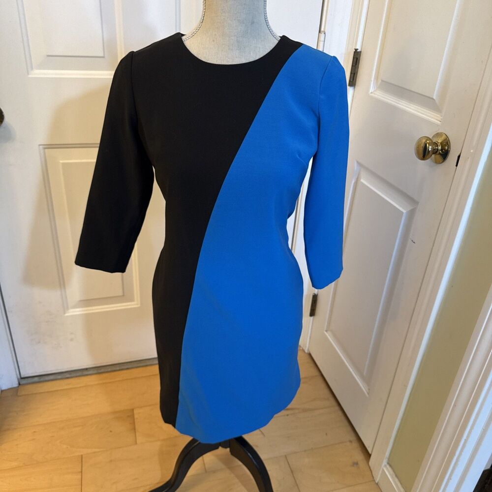 COLORBLOCK CLASSIC Ann Taylor longsleeved mini Dress Size 0P